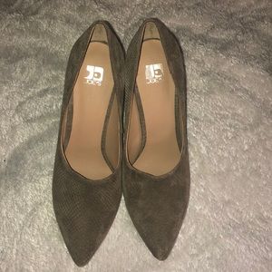 Joes Jeans tan leather heels